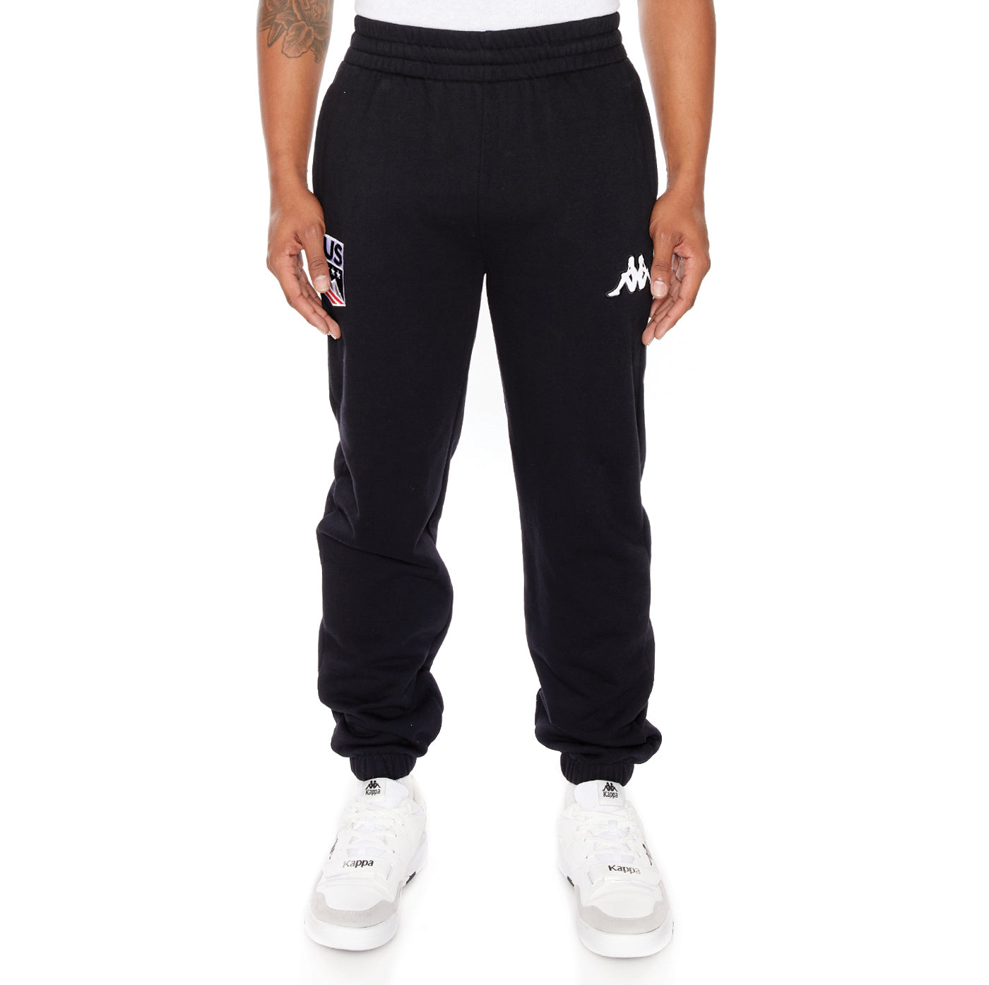 Kappa White Logo Drawstring Activewear Track Pants Mens Size Medium Red |  Marketing Edge Magazine